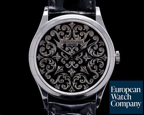 Patek Philippe Calatrava Volutes and Arabesques Ltd Platinum